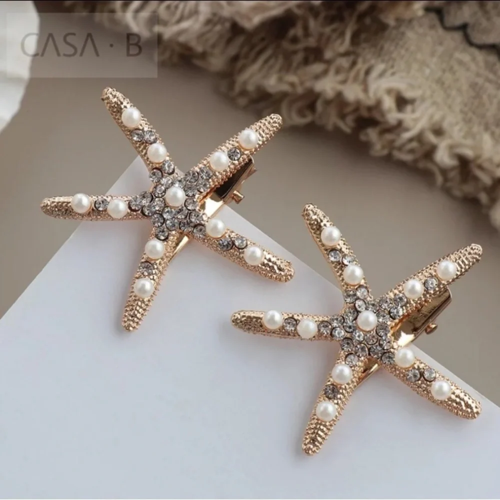 5🌟CASA B | Starfish Barette 2pc Set